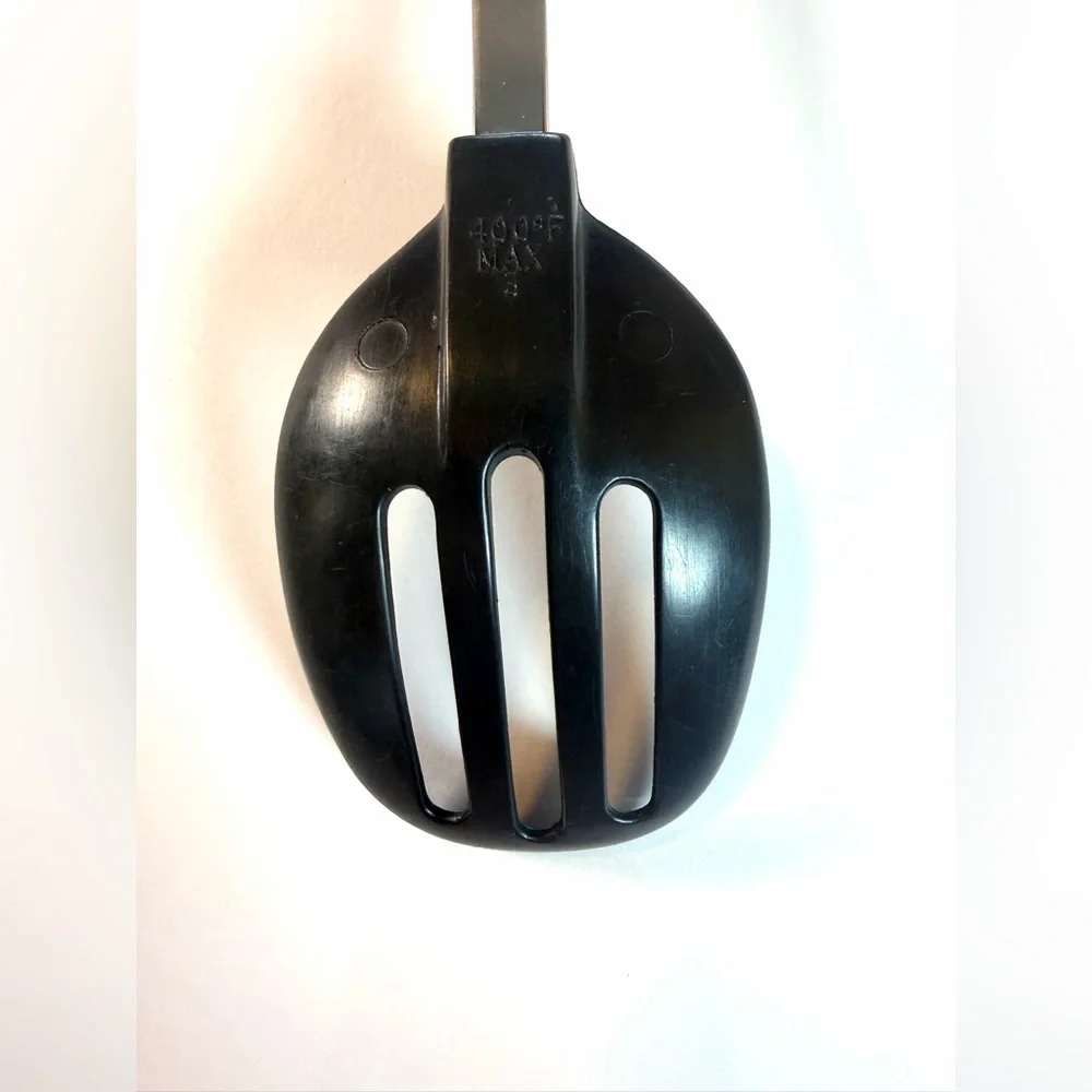 Vintage Ekco Cooking Serving Spoon Black Nylon 12